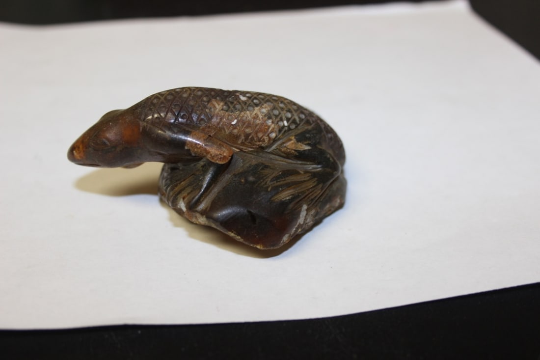 A Rare Amber Lizard - 2