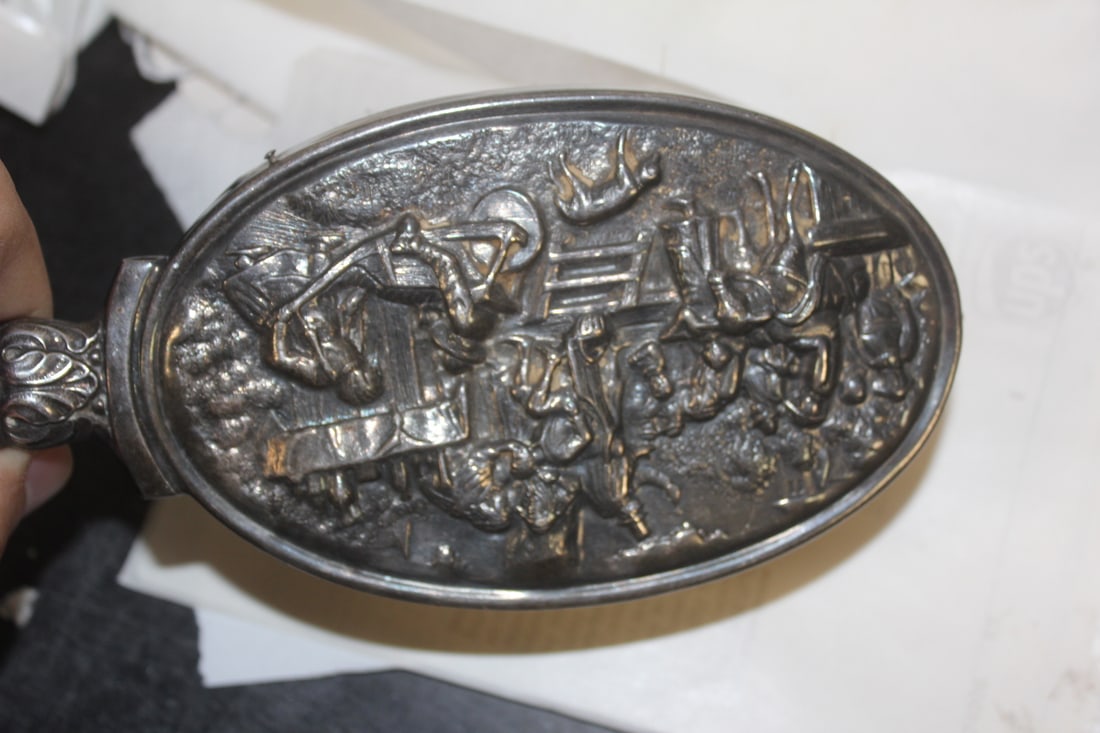 Repousse Sterling Brush - 2