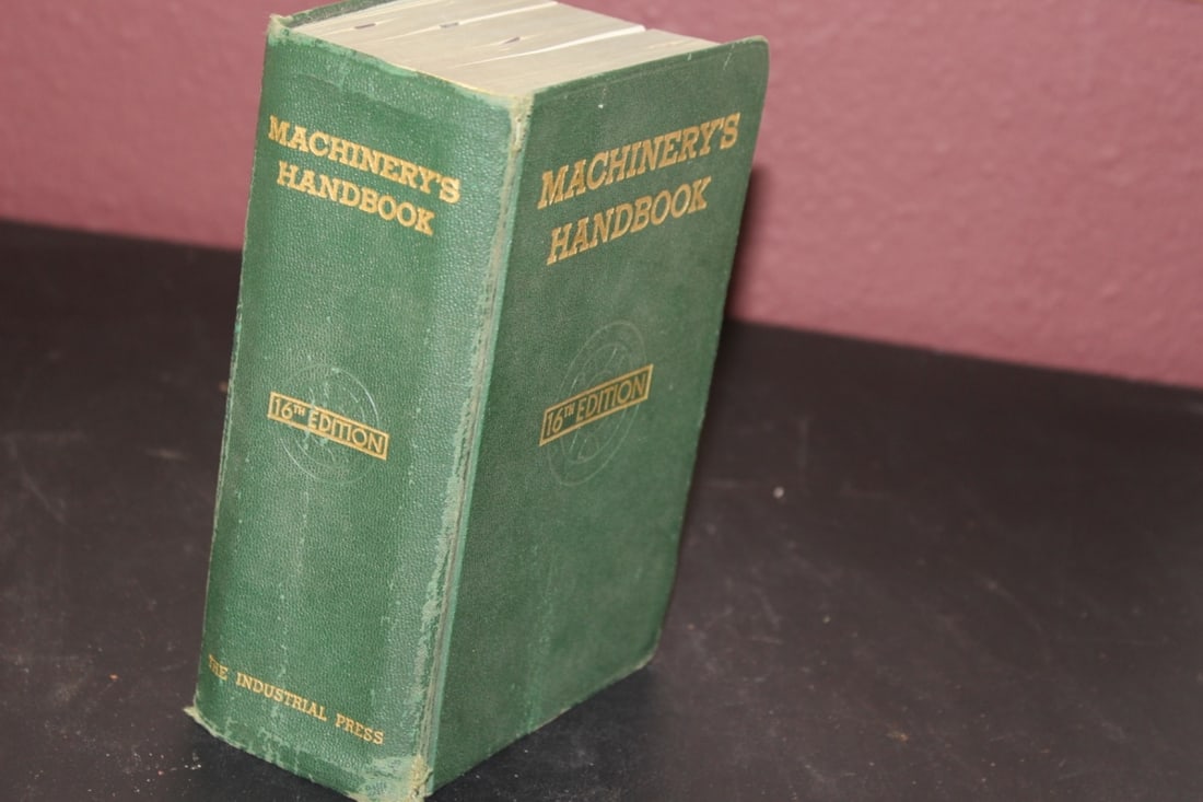 Machinery's Handbook 16th Edition: As shown on photos