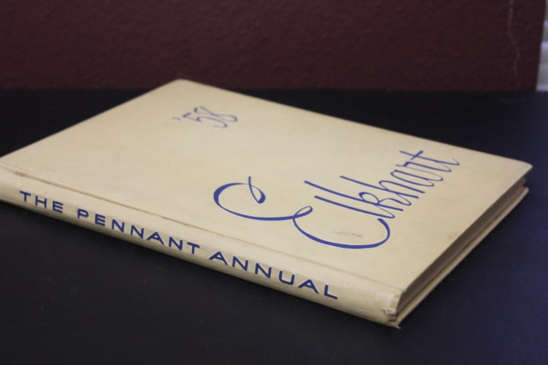 A 1958 Elkhart High School Annual Year Book: As shown on photos
