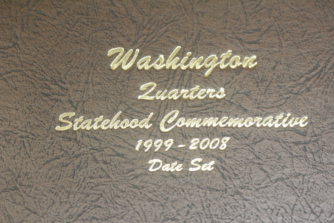 Washington Quarters: statehood - commemorative - 1999-2008 - date set - total 51 quarters