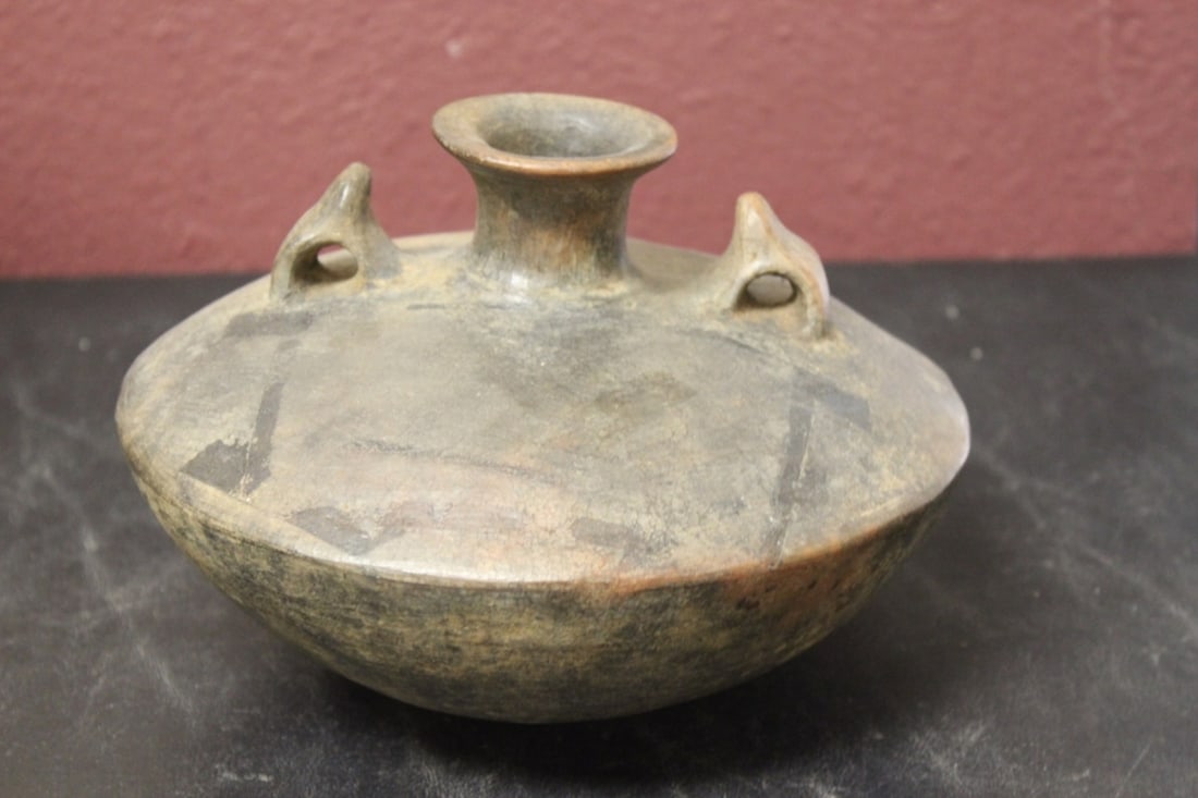 A Pre Columbian? Vessel: 8" in diameter