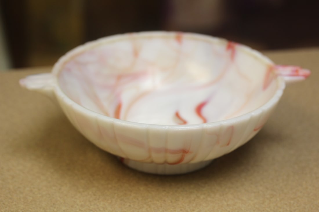 Slage Glass Bowl: 9" across