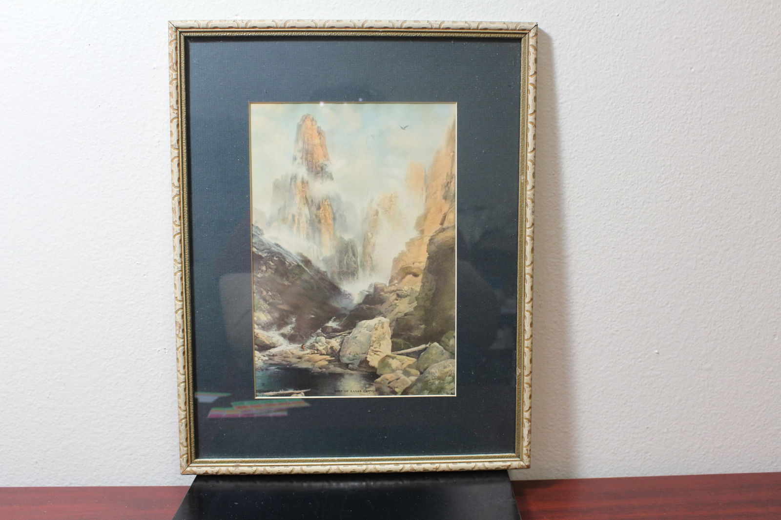 A Decorative Framed Print: 14 3/4" x 11 3/4"