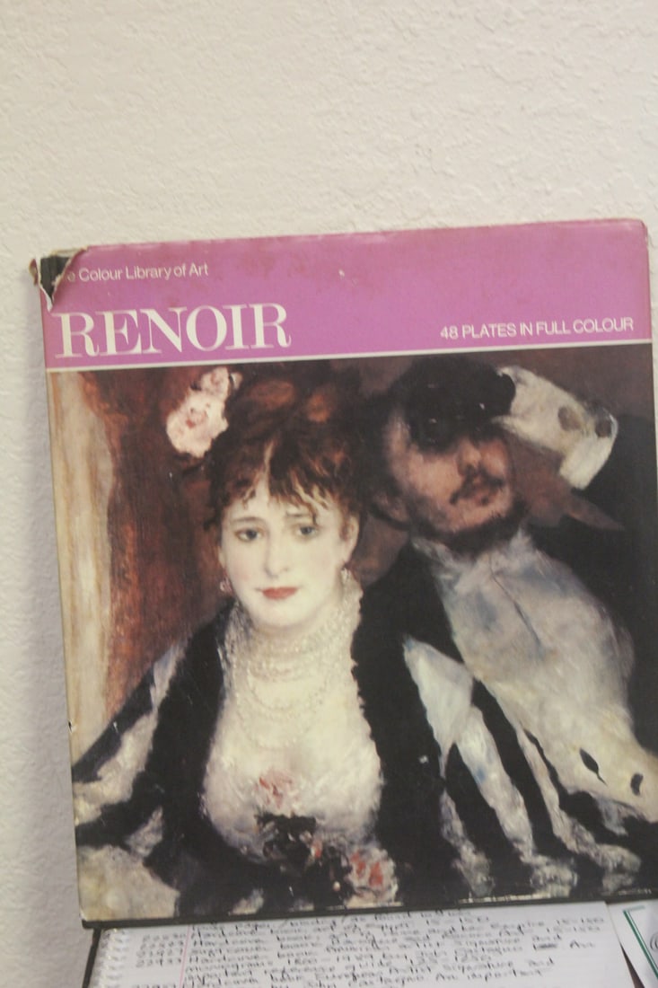 Hardcover Book on Renoir: as shown
