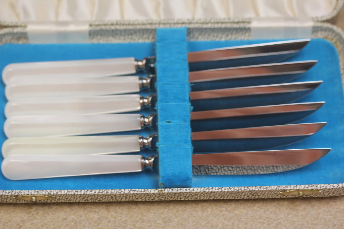 England Sheffield Dayton Knife: set of 6 - cased