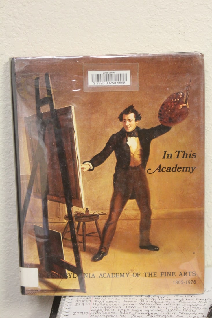 Pennsylvania Academy of Fine Arts Book: hardcover book - a former library book