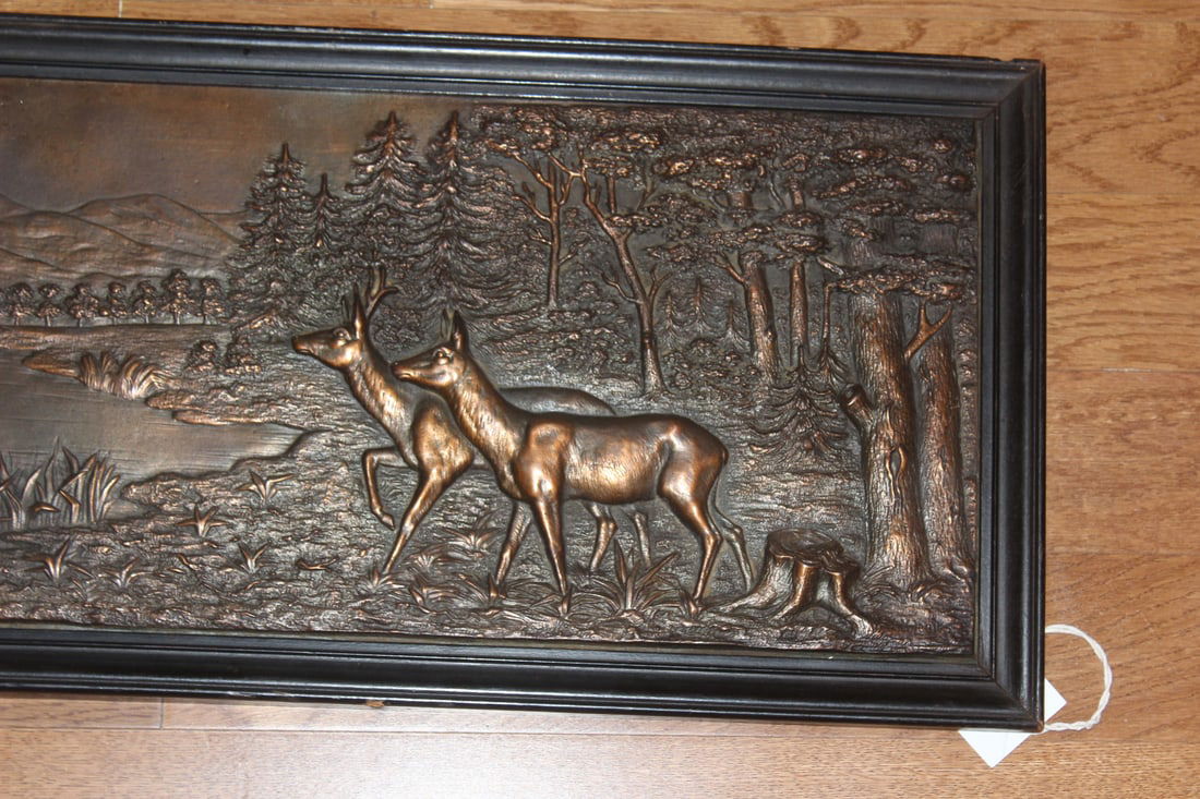 Framed Bronze Plaque - 2