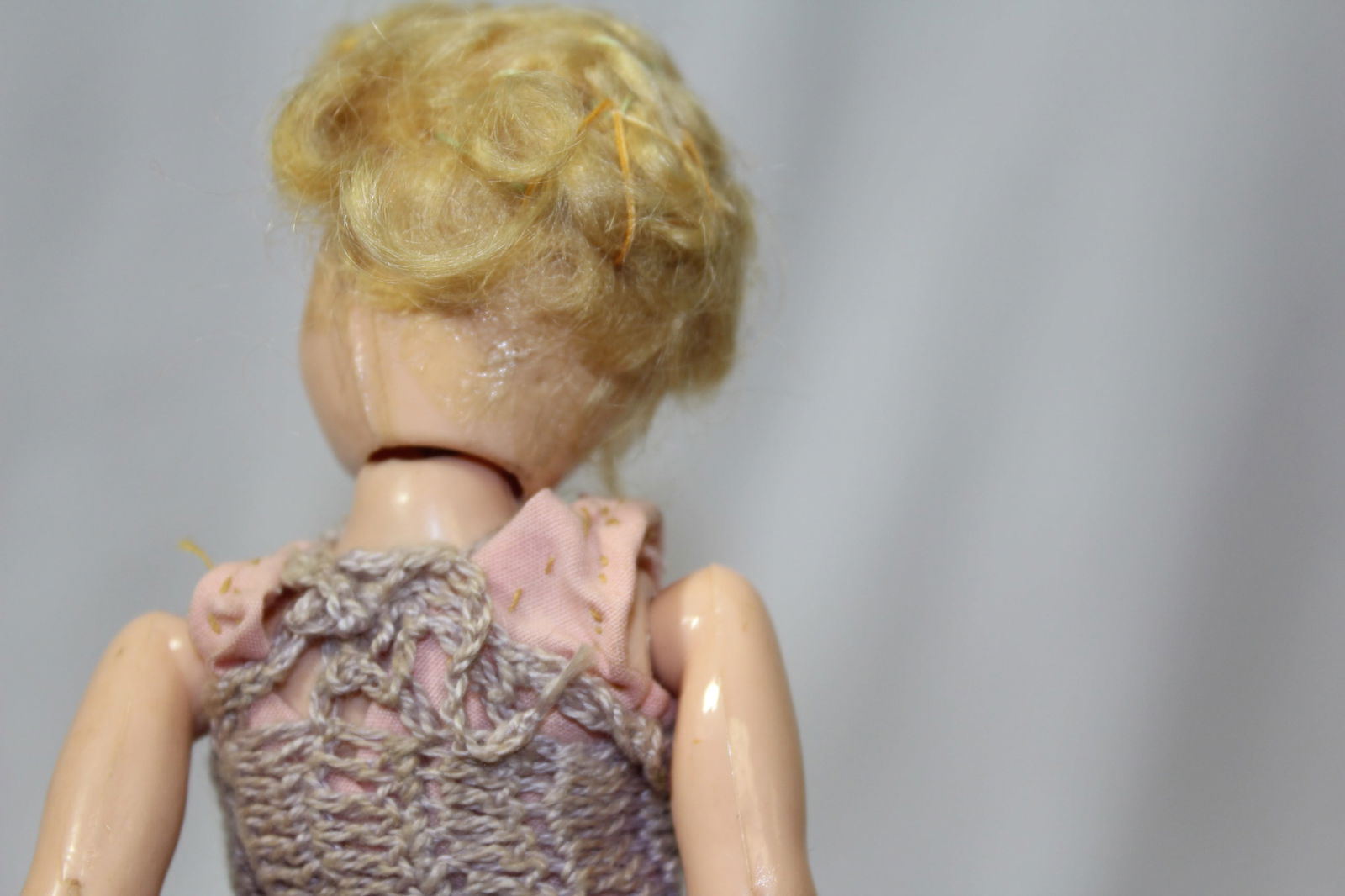 Old Joint Plastic Doll - 4