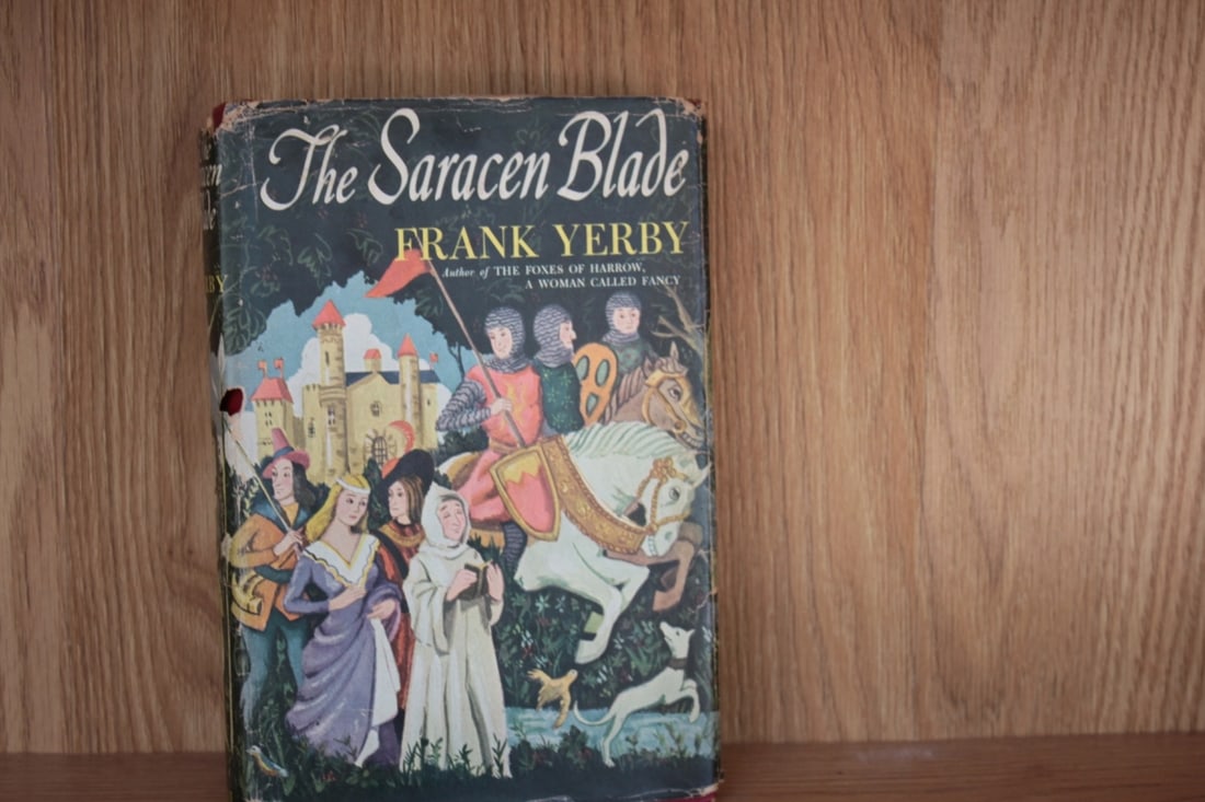 Book - The Saracen Blade by Frank Yerby: Hardcover with dust jacket - condition as shown