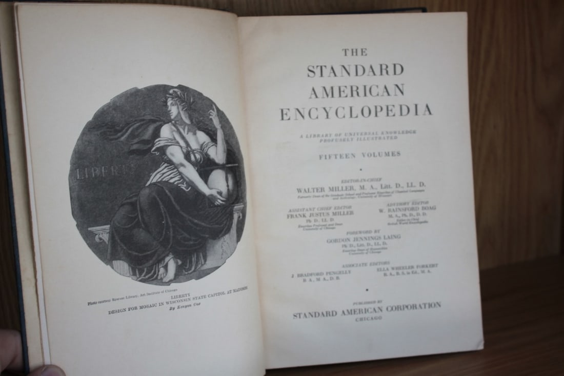 The Standard American Encyclopedia - Volume 15.: Hardcover - condition as shown on photos