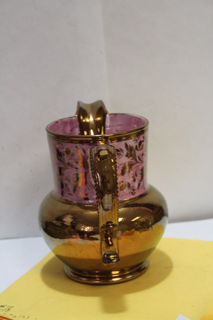 A Ceramic Lusterware Pitcher - 3