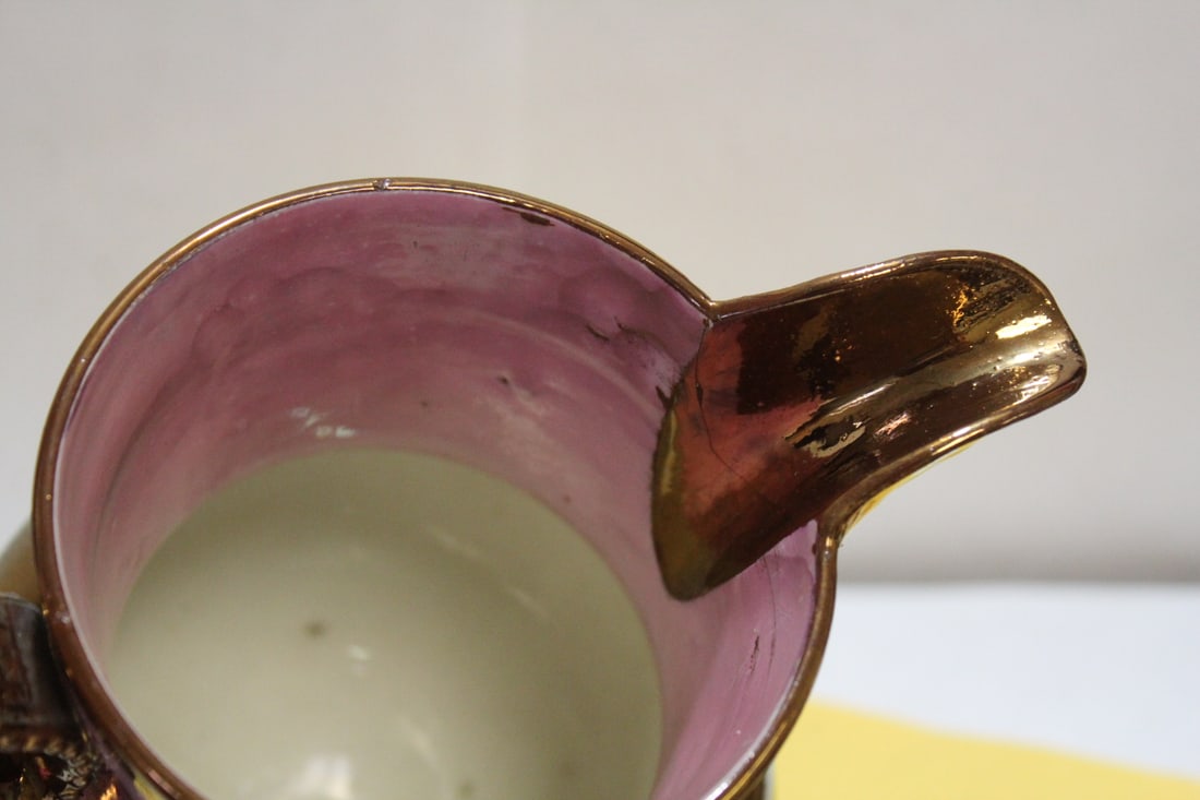 A Ceramic Lusterware Pitcher - 6