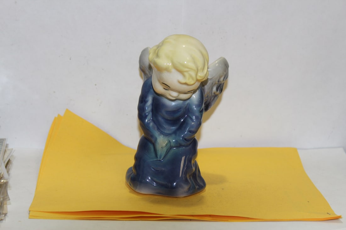 A Ceramic Angel Planter: 6 1/2" tall