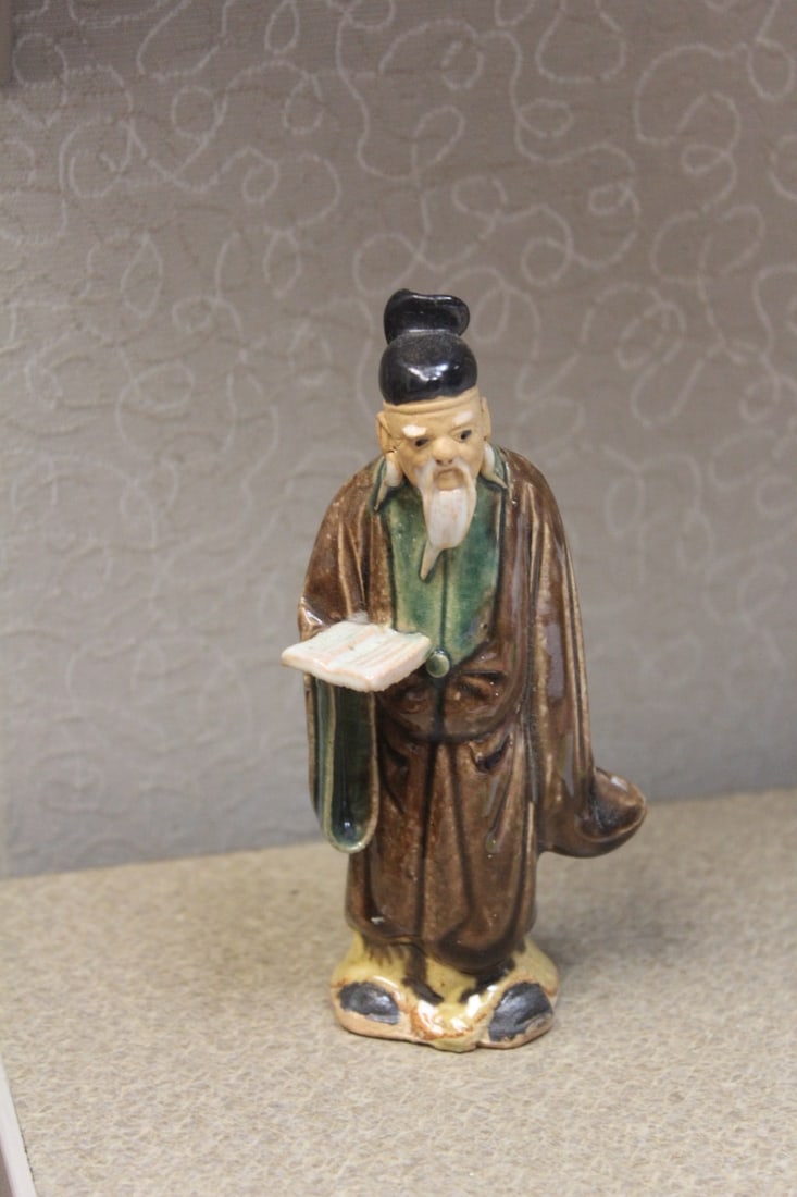 Vintage Chinese Mudman: marked "China" - 5" tall