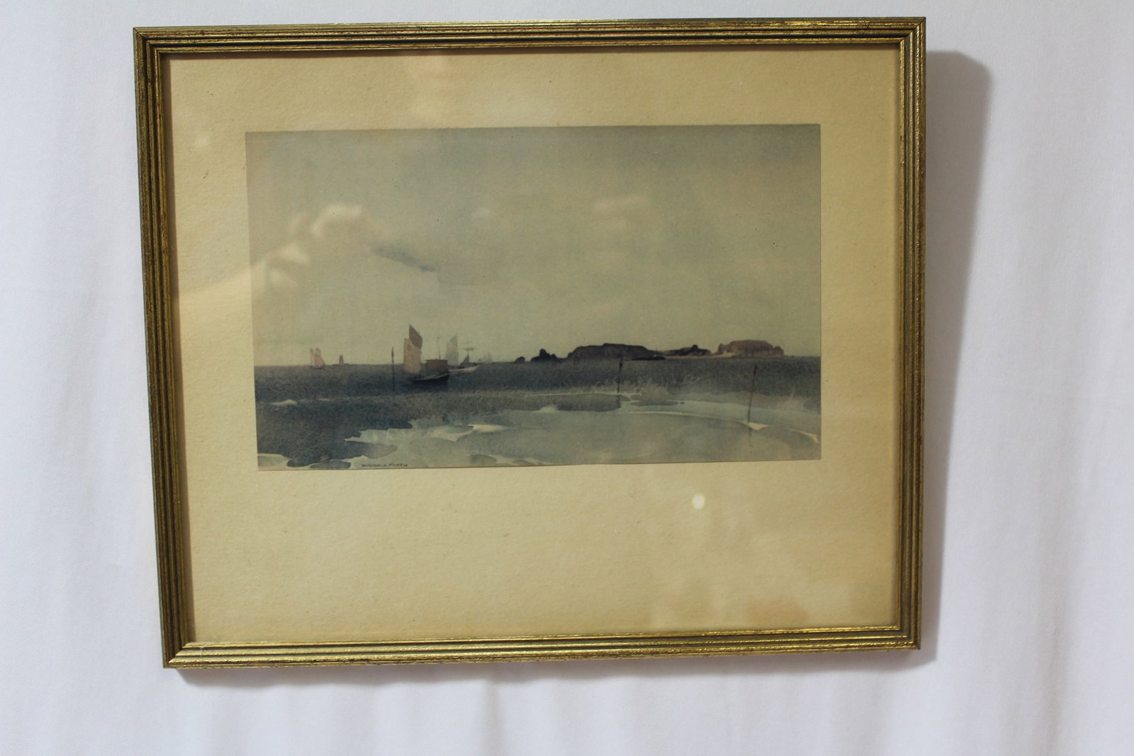 A Vintage Print: overall= 10" x 12"