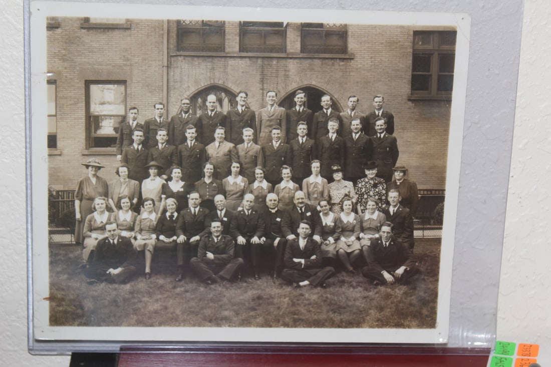 Group Photograph of Military Personnel: dated 1941 - photograph only= 9 3/4" x 8"