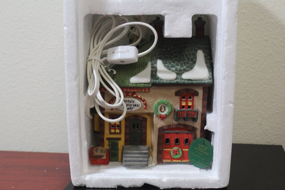 A Department 56 Lighthouse: needs new bulb - boxed