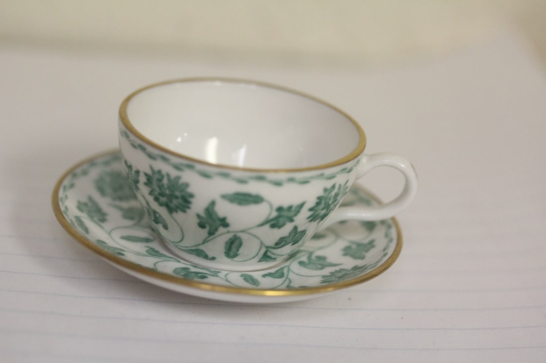 Spode Miniture Bone Chine Cup and Saucer: as shown