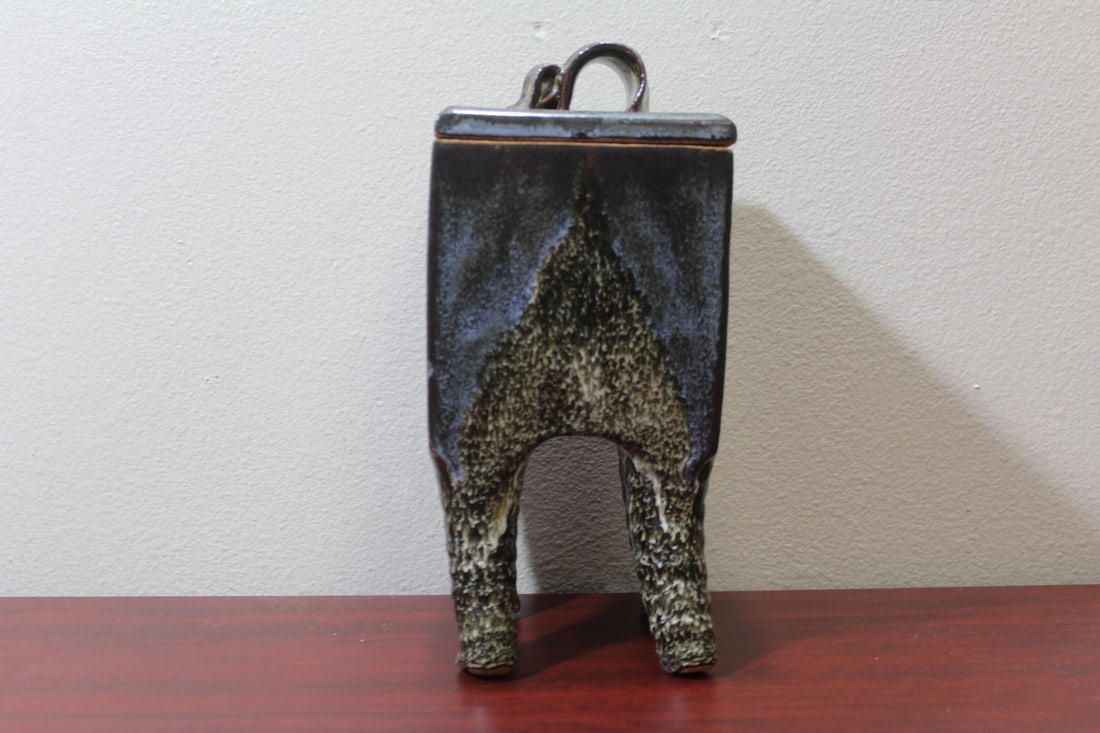 A Signed Box by L. Hitchcox of Terra Studios, AR: 11 3/4" tall