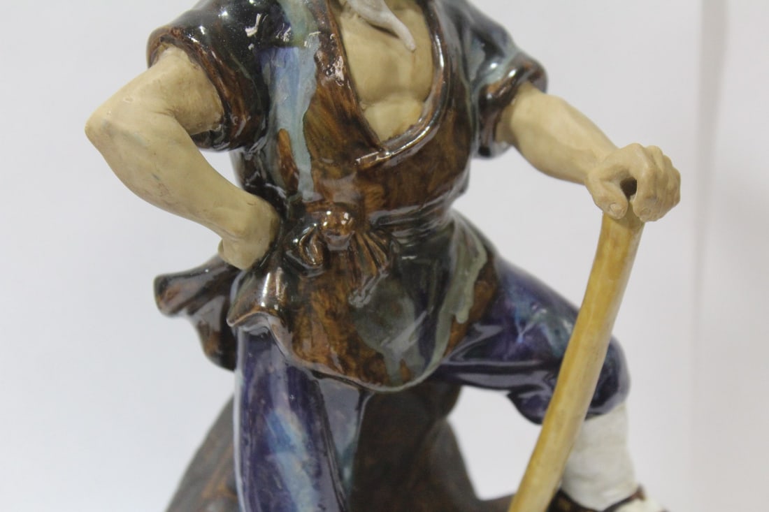 A Solid Pottery Chinese Mudman - 3