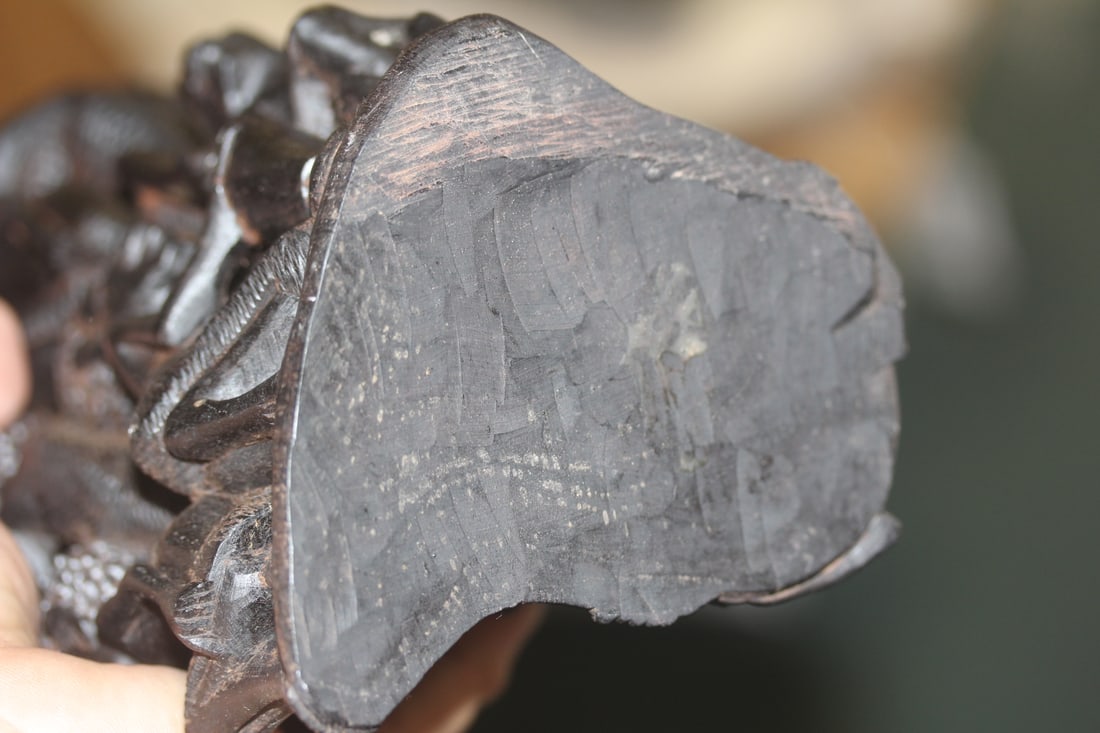 Solid Ebony African Statue - 7