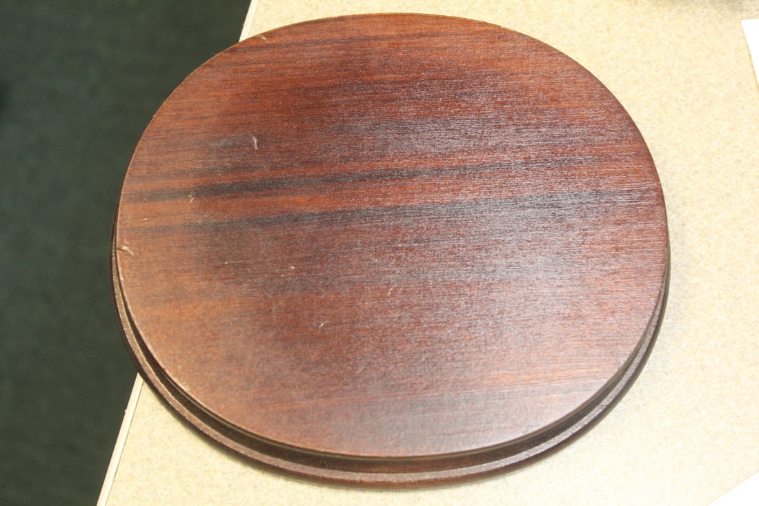 Asian Wooden Stand: 7 1/2" x 6 5/8"