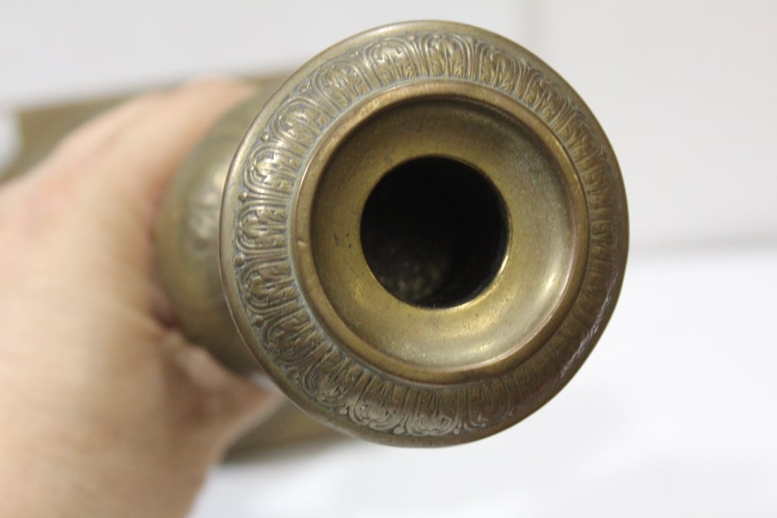A Single Brass Candlestick - 4