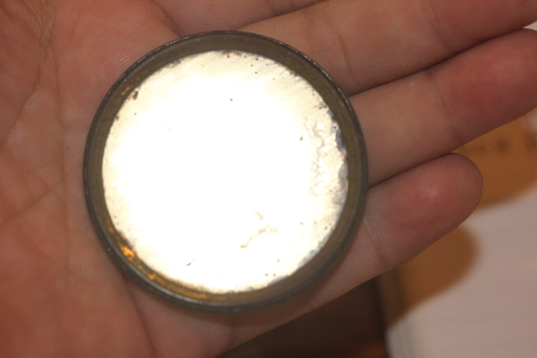 Vintage Risque Celluloid Mirror - 3