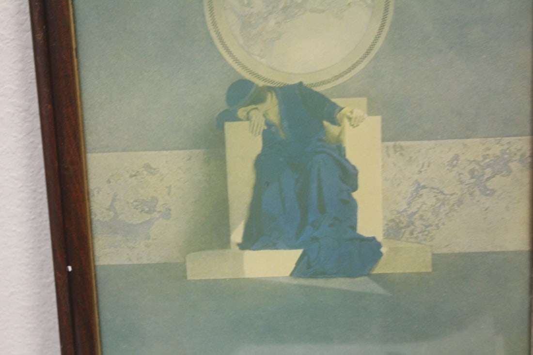 Framed Old Print - 2