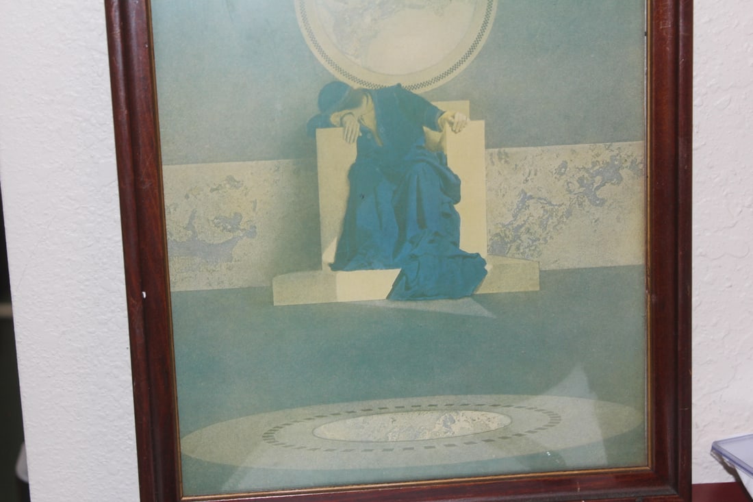 Framed Old Print - 4