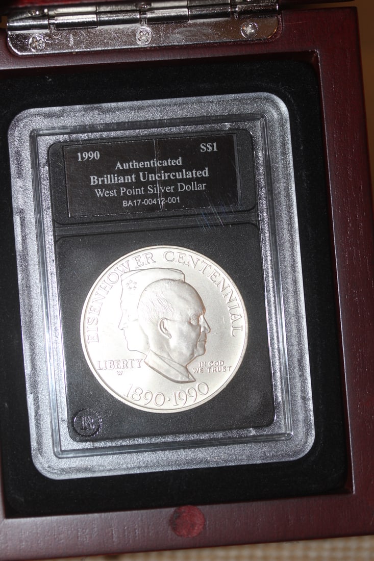 The First West Point US Silver Dollar: boxed