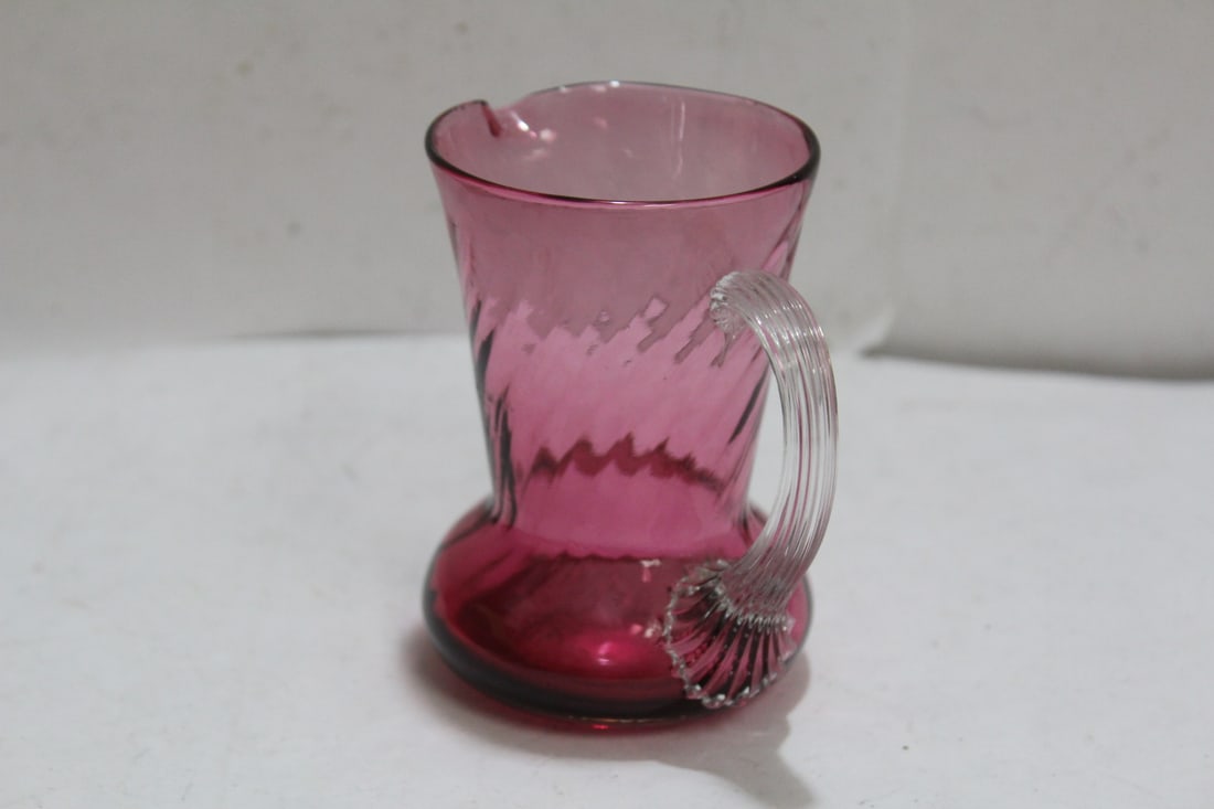 A Small Cranberry Pitcher - 2