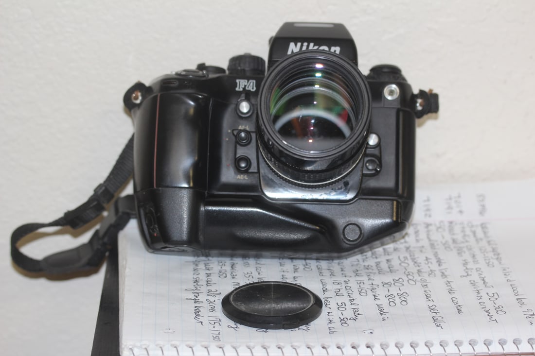 Nikon F4 Camera with Lens (1 of 7)