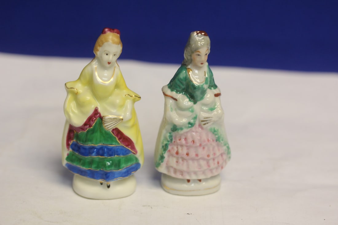 Lot of 2 Occupied Japan Figurine: 3" tall