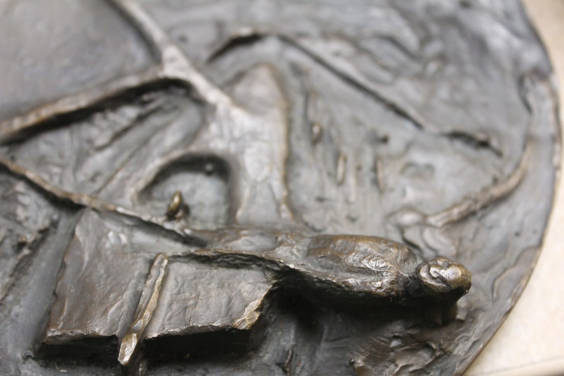 Signed Bronze Plaque - 5