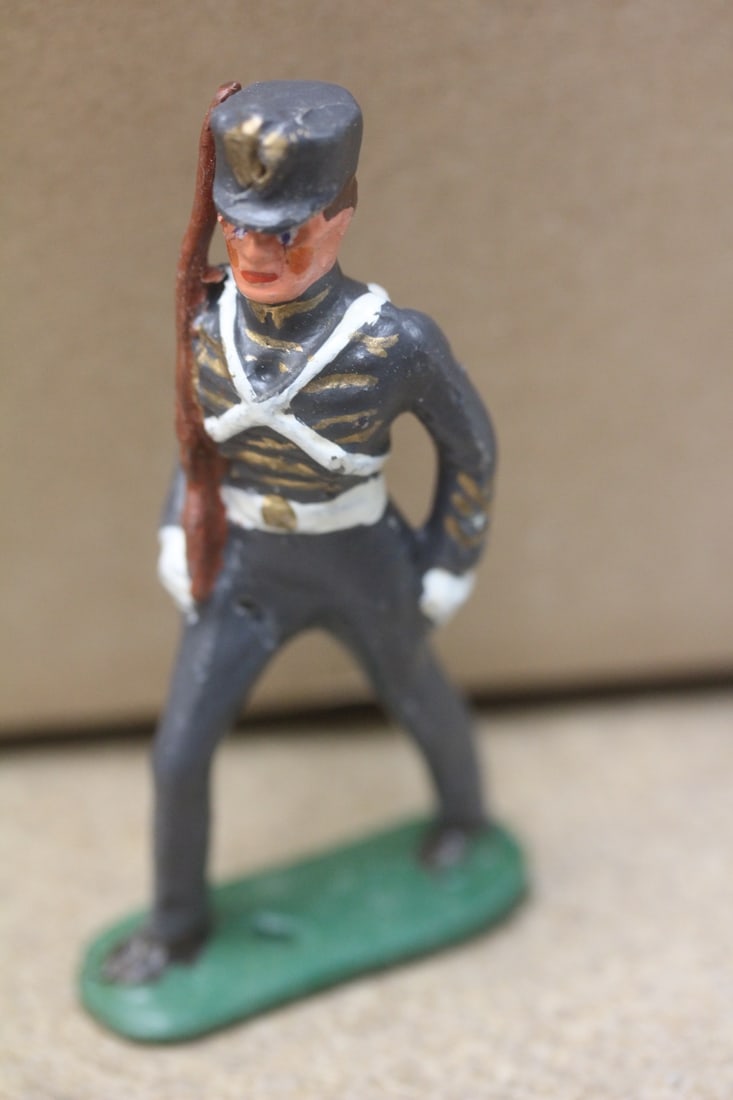 Lead Soldier: 3 3/8" tall