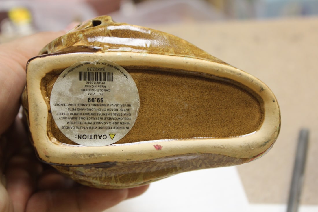 Ceramic Owl Lamp/Light - 5