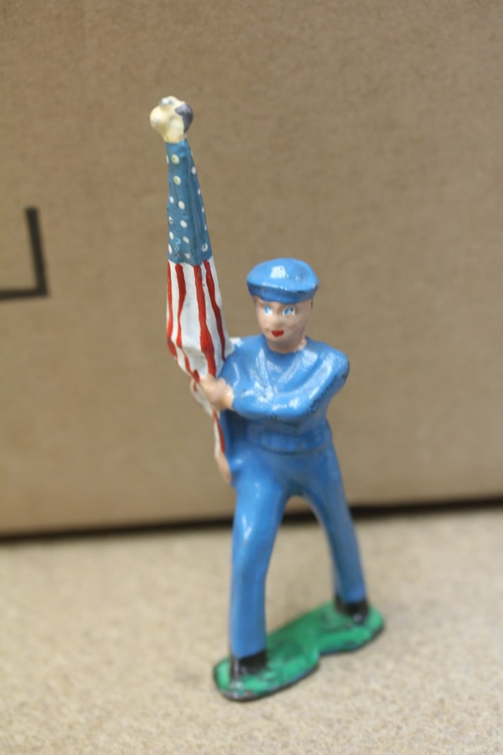 Lead Soldier: 4 3/4" tall