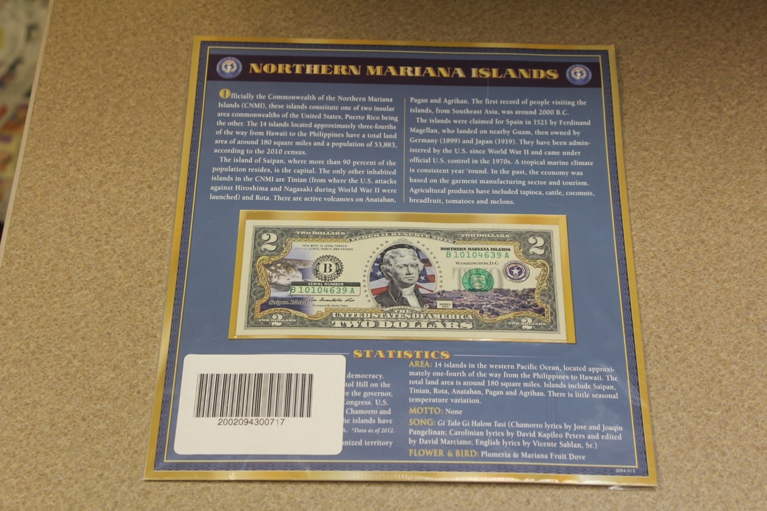 Lot of 2 $2.00 Note: with write-ups