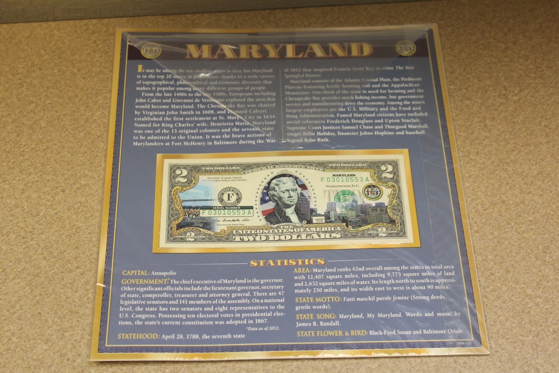 Lot of 2 $2.00 Note (1 of 4)