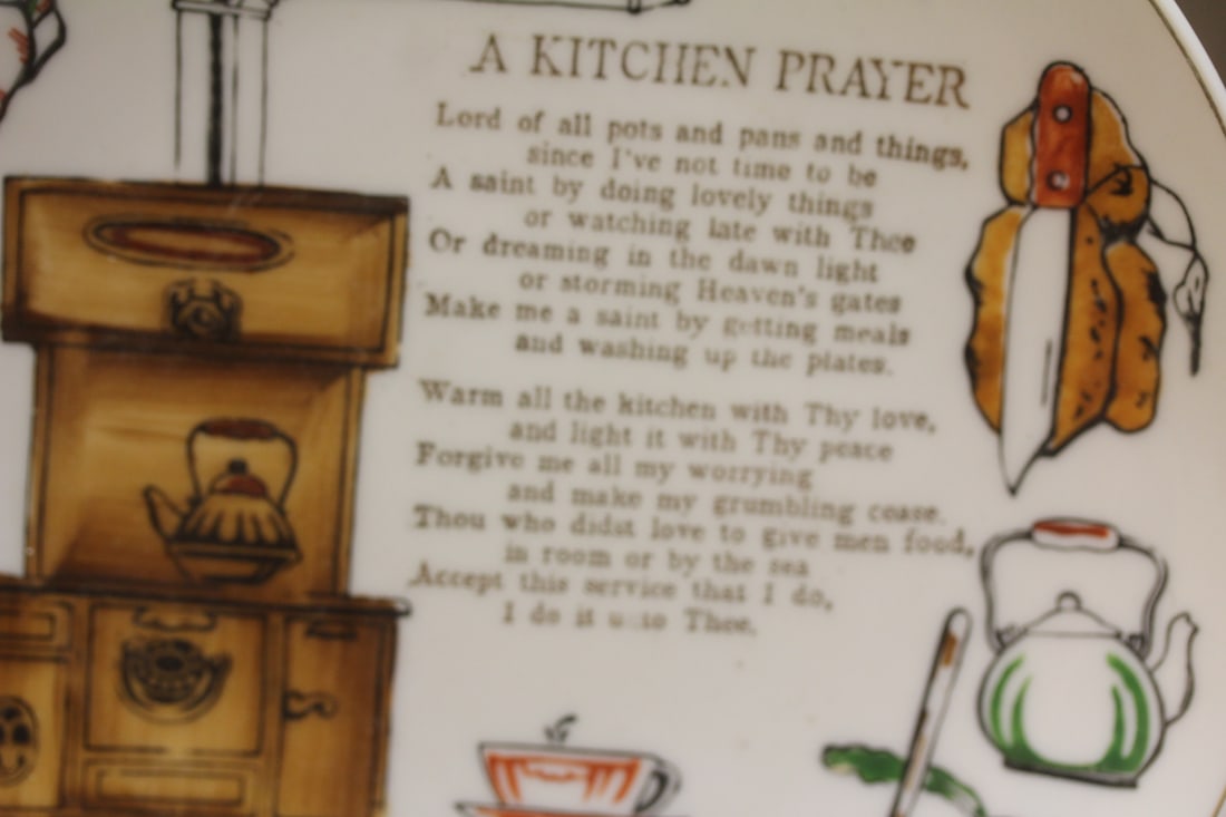 Unmarked Prayers Plate - 3