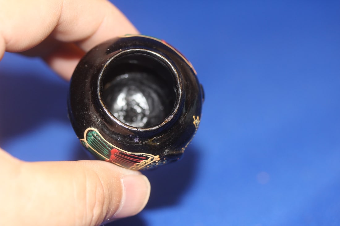 Lacquer Owl Container - 7