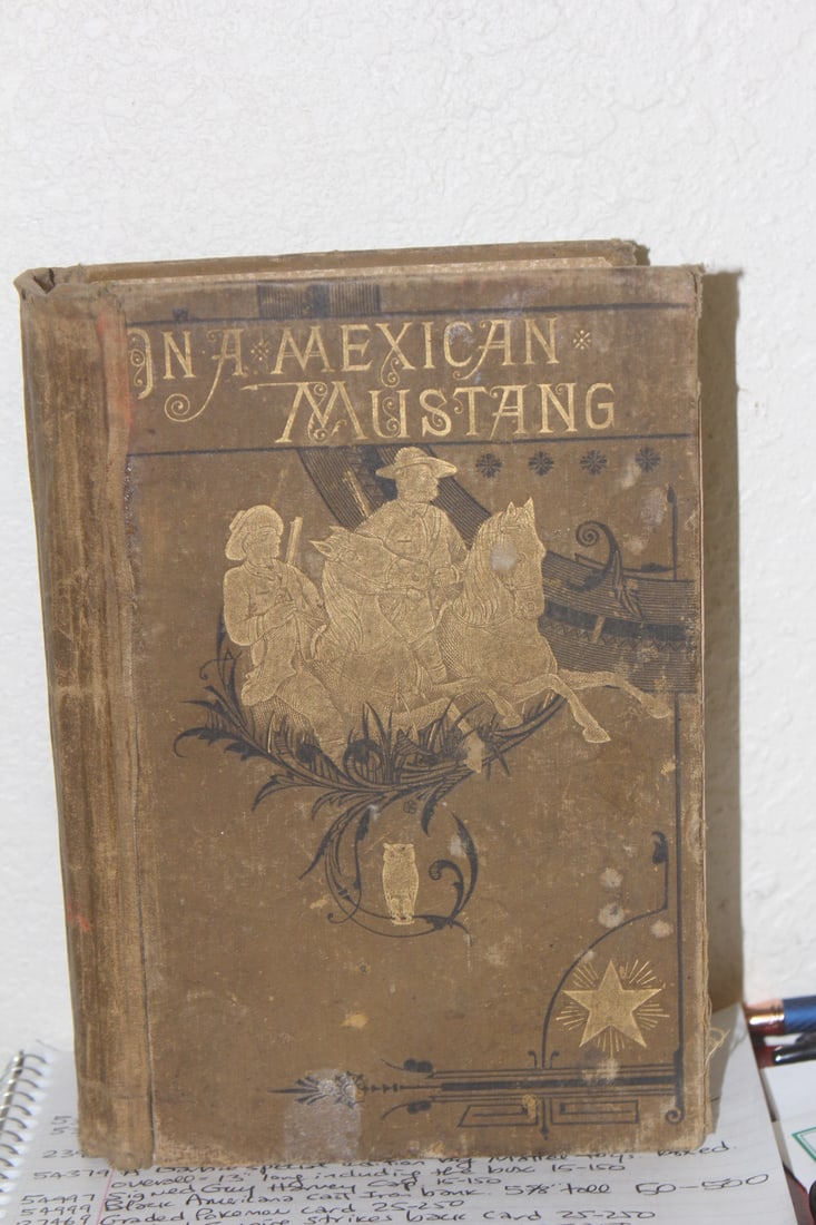 On A Mexican Mustang Hardcover Book: 19th century