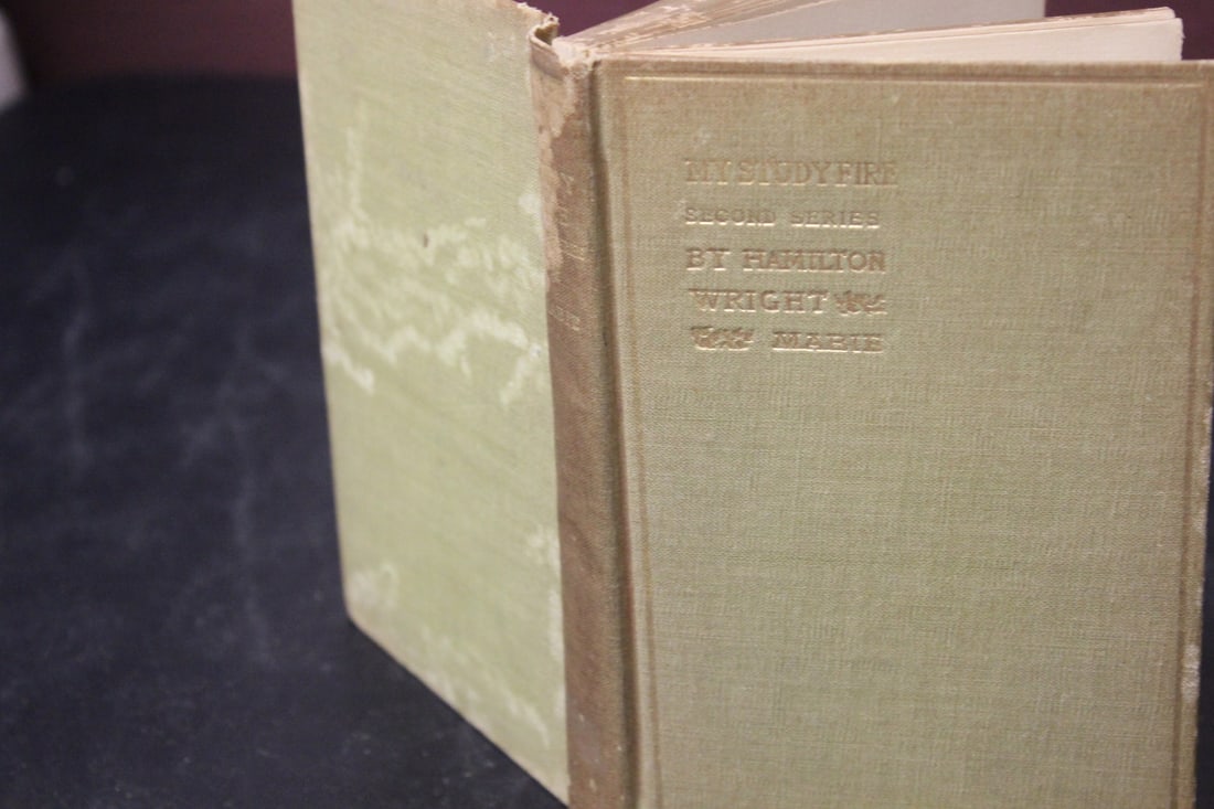 Hardcover Book - My Study Fire: as found