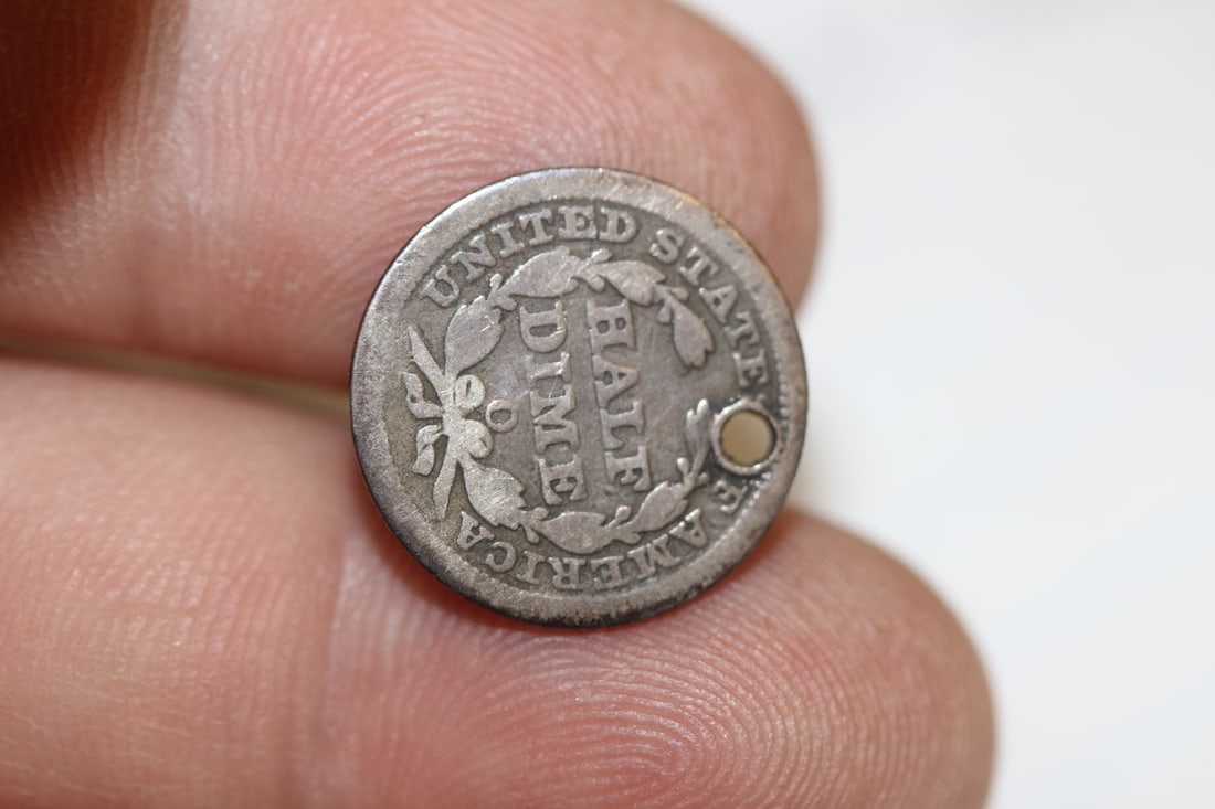 A Silver Half Dime - 2