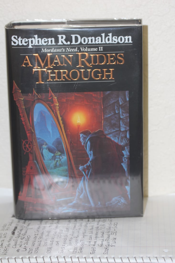 Hardcover Book: A Man Rides Through: as shown