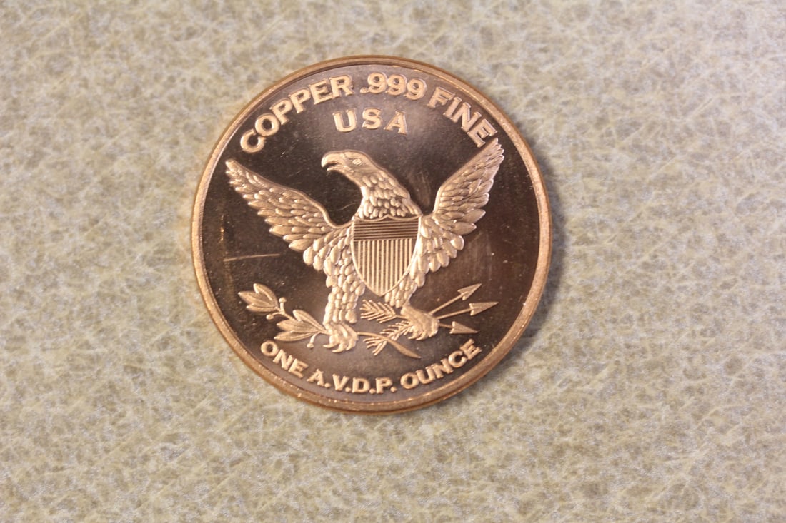 One Ounce Copper Round - 2