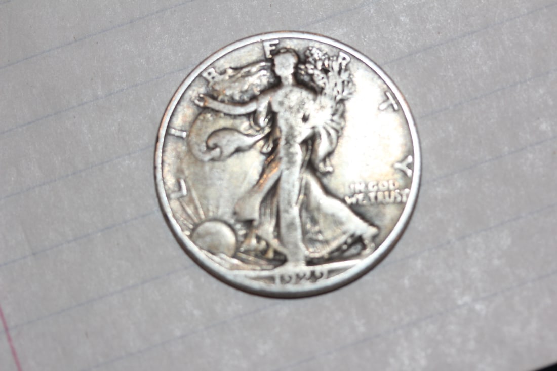 1929-D Walking Liberty Silver Half Dollar: as shown on photos