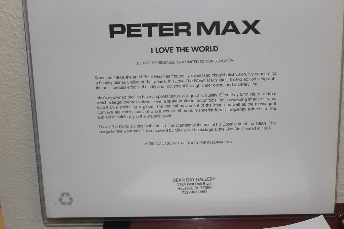 Signed Peter Max Print - 4